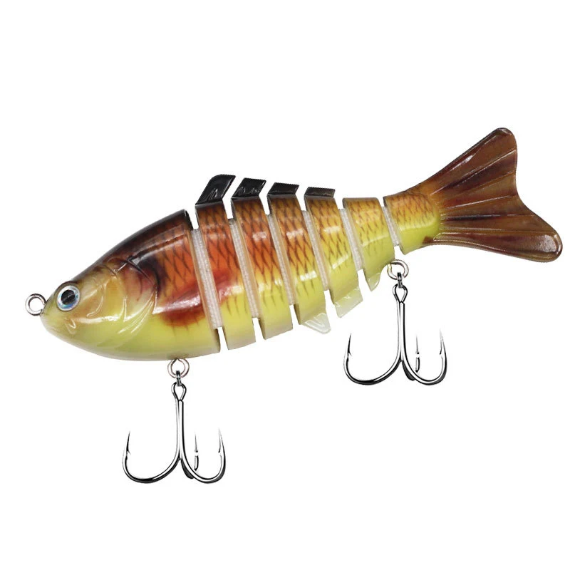 

10cm Fishing Lure Artificial Multi Jointed Sections Artificial Hard Bait Fishing Tool Lures