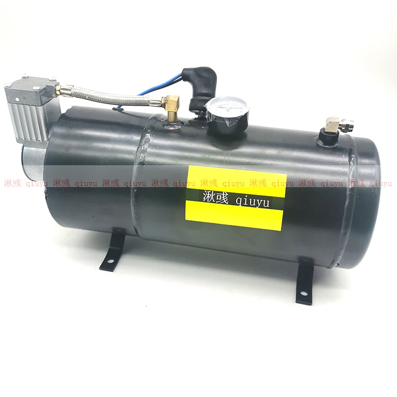 Универсальный 12В воздушный компрессор с 3 литровым баком для воздушного рога