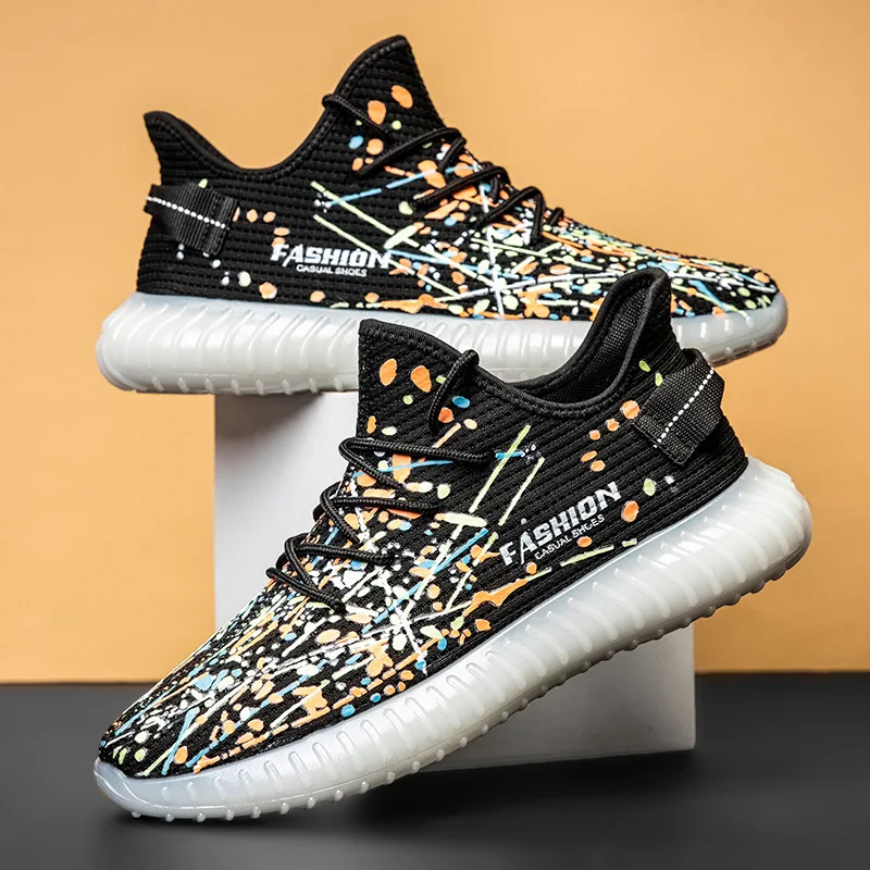 

2021 spring new net red night light sneakers night light trend men's casual fashion shoes