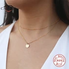 Автоклав в европейском и американском стиле; Новые 925 стерлингового серебра модное многослойное ожерелье для женщин колье, хорошее ювелирное изделие, ожерелье