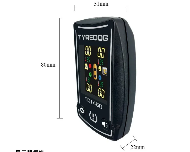 Лидер продаж! Оптовая продажа Tyredog TD1460 большая Беспроводная система контроля