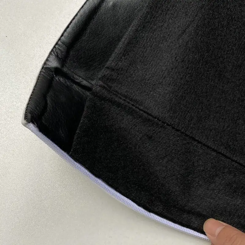 Женские сапоги до колена на молнии из мягкой искусственной кожи толстом высоком