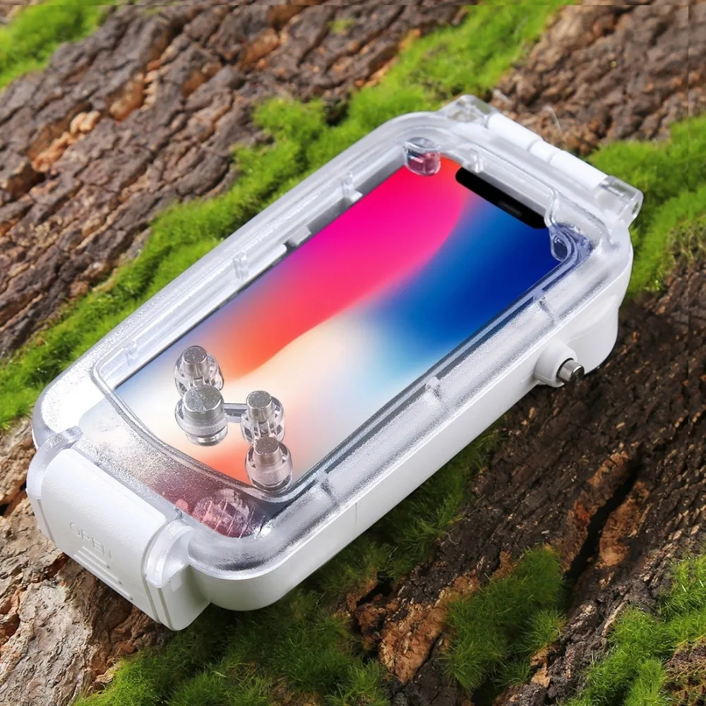 HAWEEL для Galaxy huawei Xiaomi Дайвинг Корпус чехол водонепроницаемый 45 м фото видео съемки подводный чехол Google Android OTG