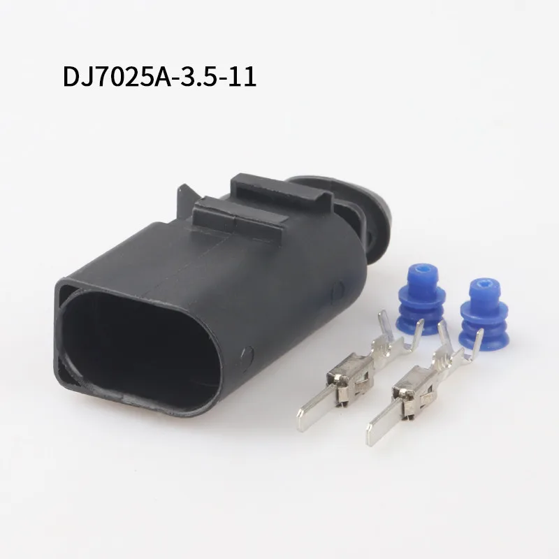 100 комплектов 2-контактный автомобильный водонепроницаемый Штекерный разъем 3 5 |
