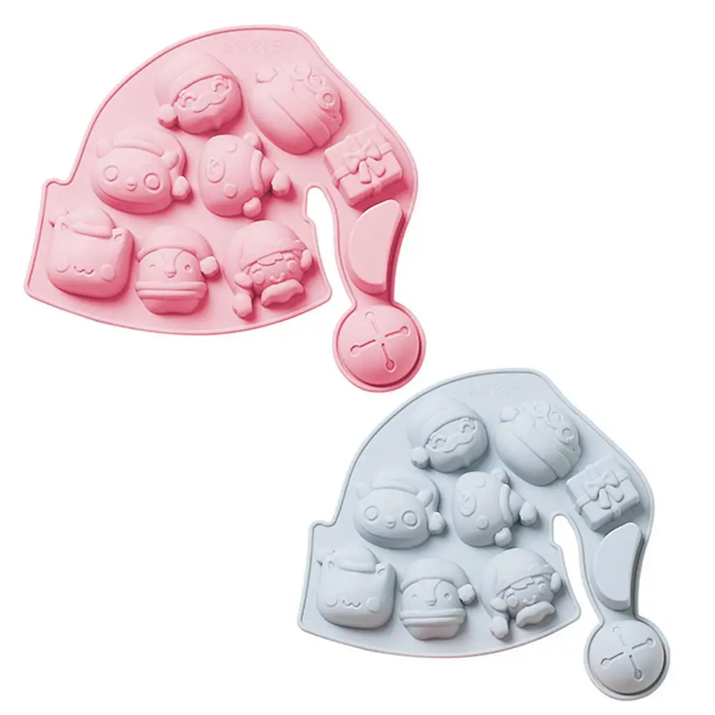 Новый торт силиконовые формы Рождество дорогой Снеговик Шоколад DIY Fondont сахарный