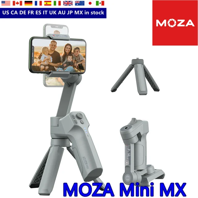 3-осевой Ручной Стабилизатор Moza Mini MX для смартфона селфи-Палка iPhone Samsung Huawei Xiaomi |