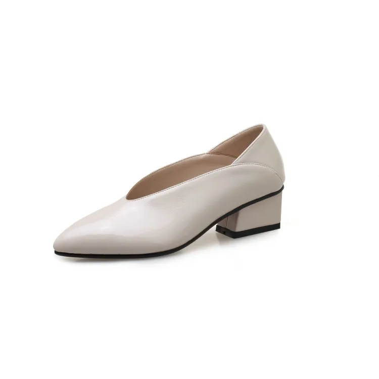 Dilalula женские офисные туфли осенние и весенние на среднем каблуке без шнурков из