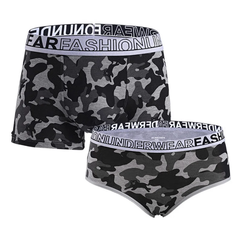 Новинка модное камуфляжное стильное нижнее белье для пар женское из бамбукового