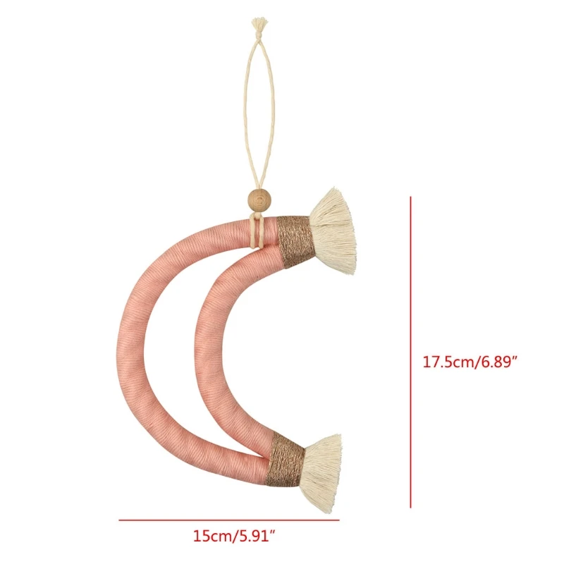 

Cute Moon Wall Hanging Ornaments Cotton Kids Room Decor Nordic Style Hanging Decorations Baby Bedroom Decoration Home Decor