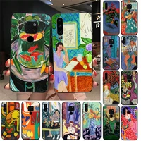 fhnblj henri matisse art painting phone case for huawei nova3i 3e mate9 10 20lite 20pro 40 30pro funda case