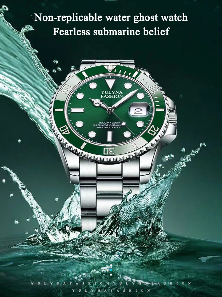

Men's Watches Luxury Brands Stainless Steel Waterproof Mechanical Wrist Watches Sapphire Glass Women's Watch Relogio Masculino