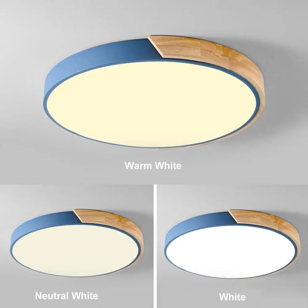 Ультратонкий Светодиодный потолочный светильник 5 см современный панель для