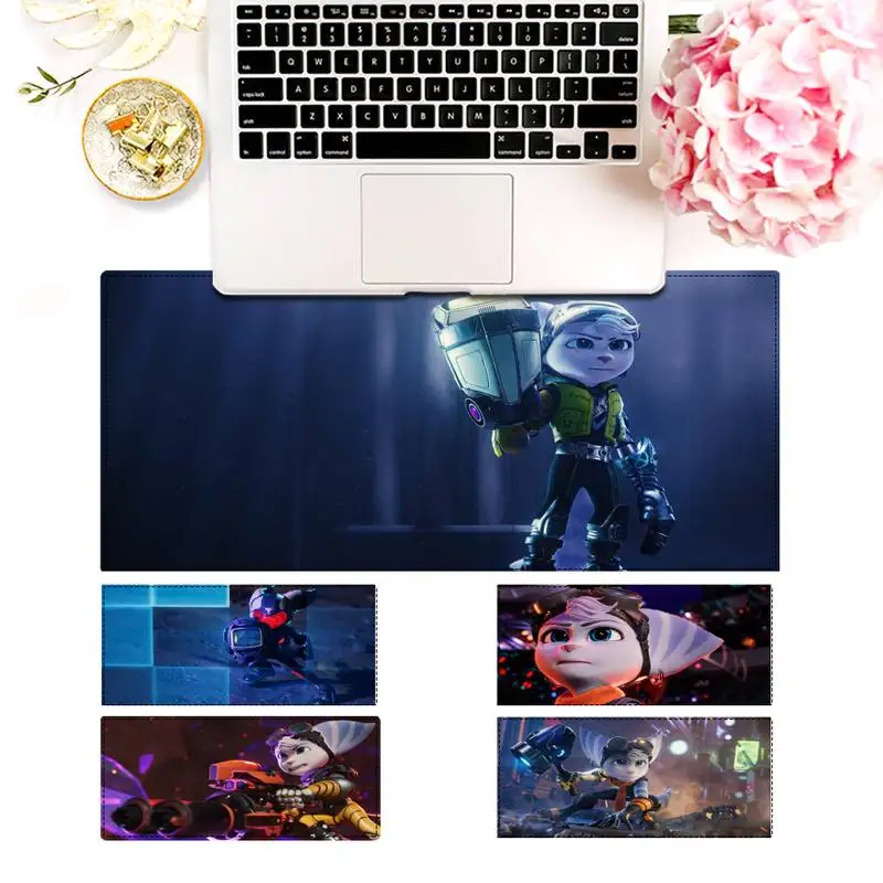 

Big Promotions Ratchet Clank Rivet Mouse Pad PC Laptop Gamer Mousepad Anime Antislip Mat Keyboard Desk Mat For Overwatch/CS GO
