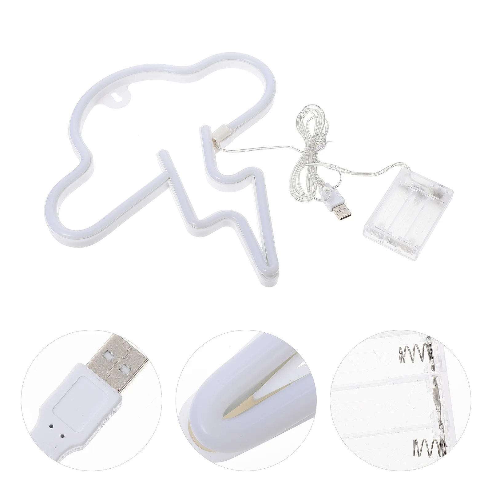 

Dual-purpose Cloud-shaped Neon Party Festival Decoration Light Night Light