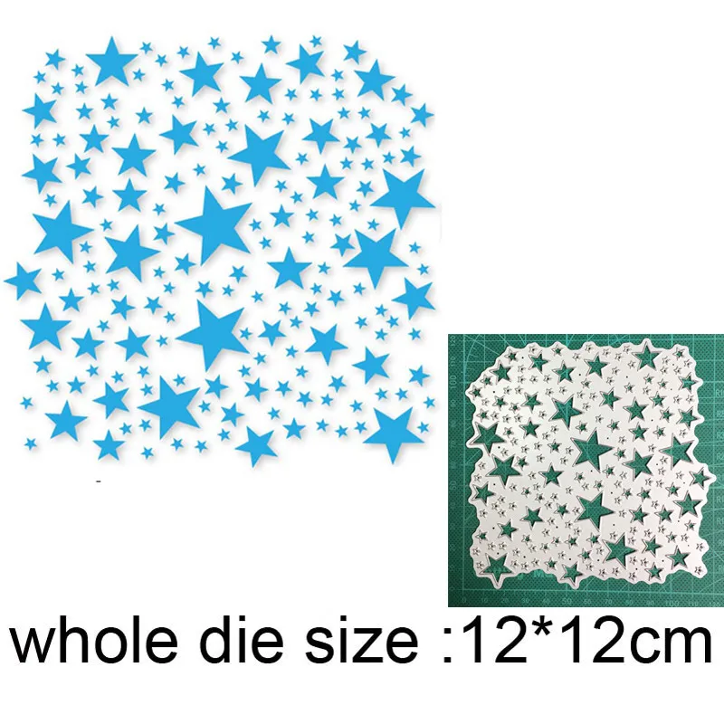 

Star Background Frame Metal Cutting Dies Embossing Die Cut Scrapbooking dies Paper Craft Knife Mould Blade Punch Stencils dies