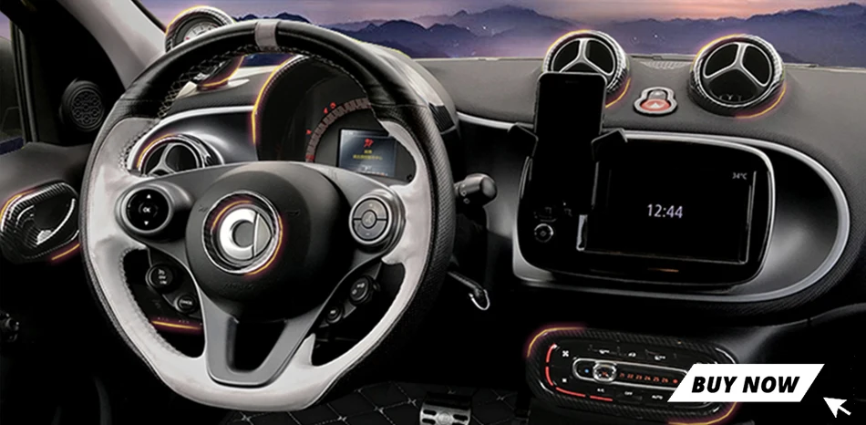 Для Smart 453 fortwo forfour автомобильный чехол аксессуар подлокотник центр коробка для хранения Контейнер перчатка Органайзер чехол Аксессуары для mercedes