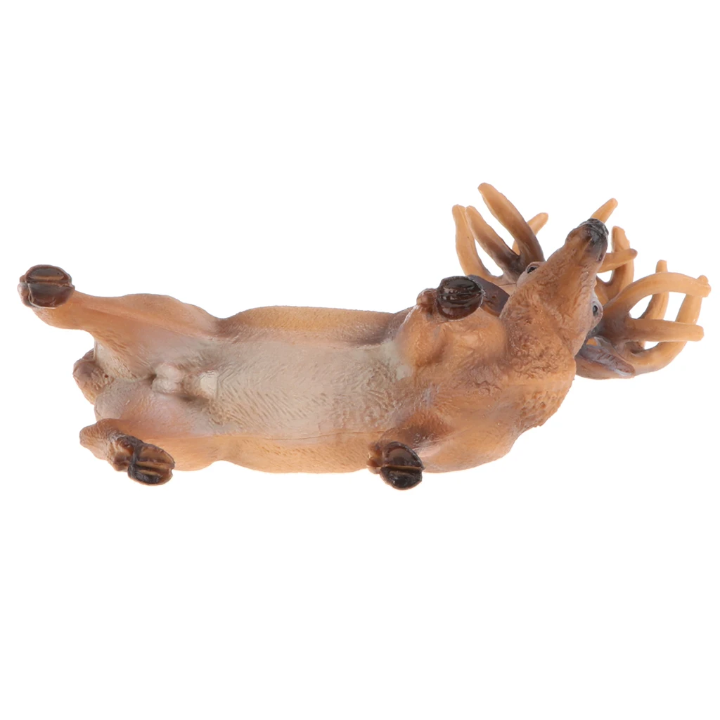 

4 Inch Realistic Animal Model Craft Kids Toy Gift - Elk Deer