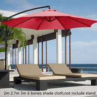 garden umbrella parasol cloth outdoor patio canopy shades dustproof 2m hexagon oxford cloth beach replacement waterproof awnings