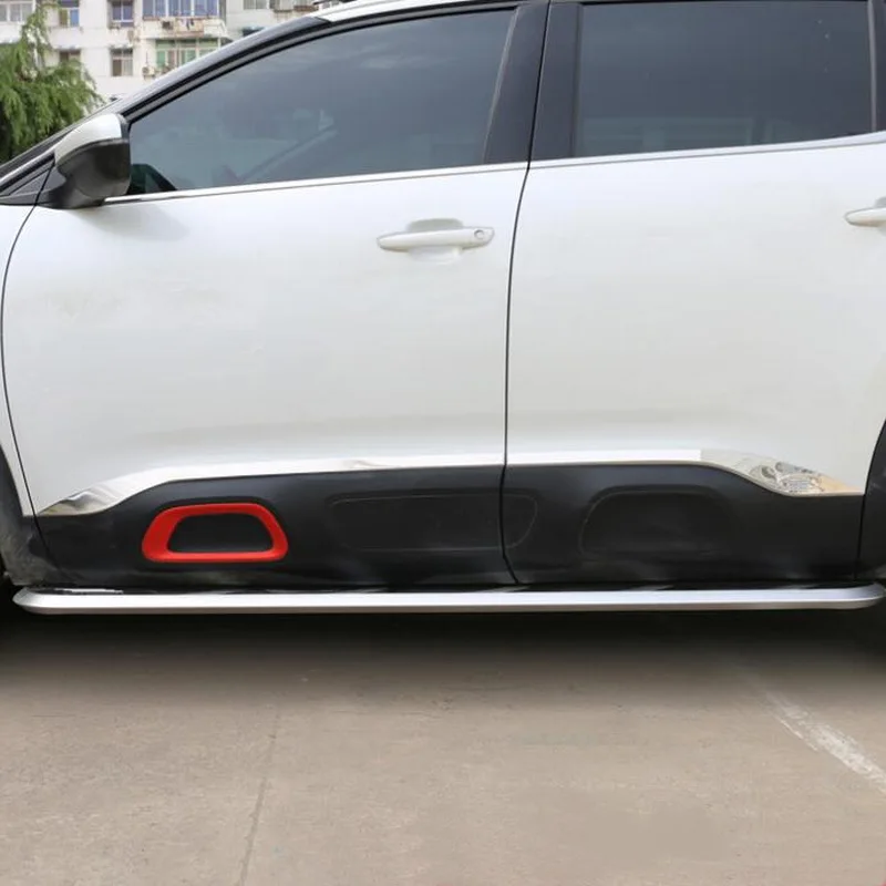 Tonlinker внешняя крышка для двери автомобиля для CITROEN C5 Aircross-19 автомобильный Стайлинг 4 шт. наклейка из нержавеющей стали