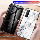 Роскошный чехол из мраморного стекла для Oppo Find X2 Neo Lite Reno 3 Pro 4g 4 5G 2Z 2 Z, чехол для смартфона Realme X50 Pro 6 5 3 XT X2 GT