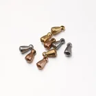 100 шт. 3*6 мм Подвески в форме капли воды зеркальные Полированные Подвески из нержавеющей стали для изготовления своими руками Ожерелье Браслеты брелок рождественские украшения