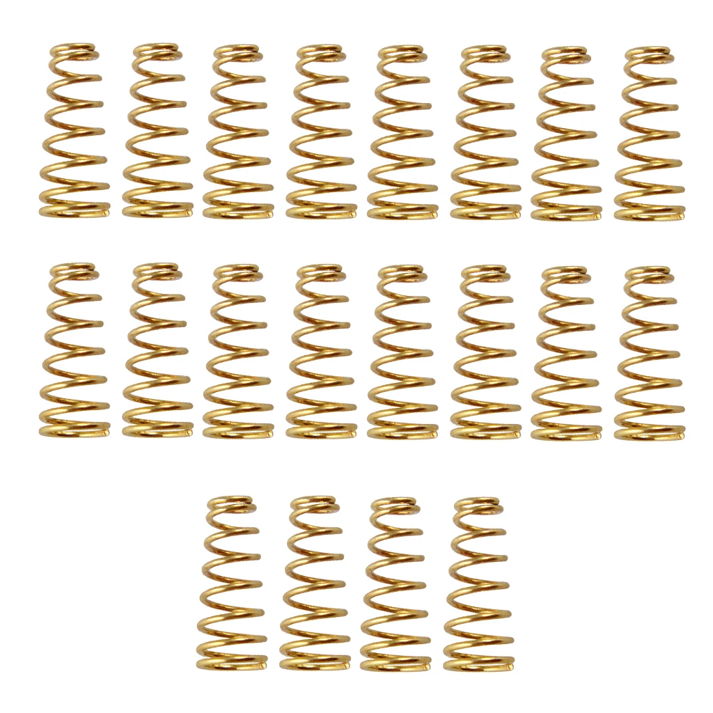 20 stücke elektrische gitarre bass pickup brücke saitenhalter sättel frühling für elektrische gitarrebass pickup free global