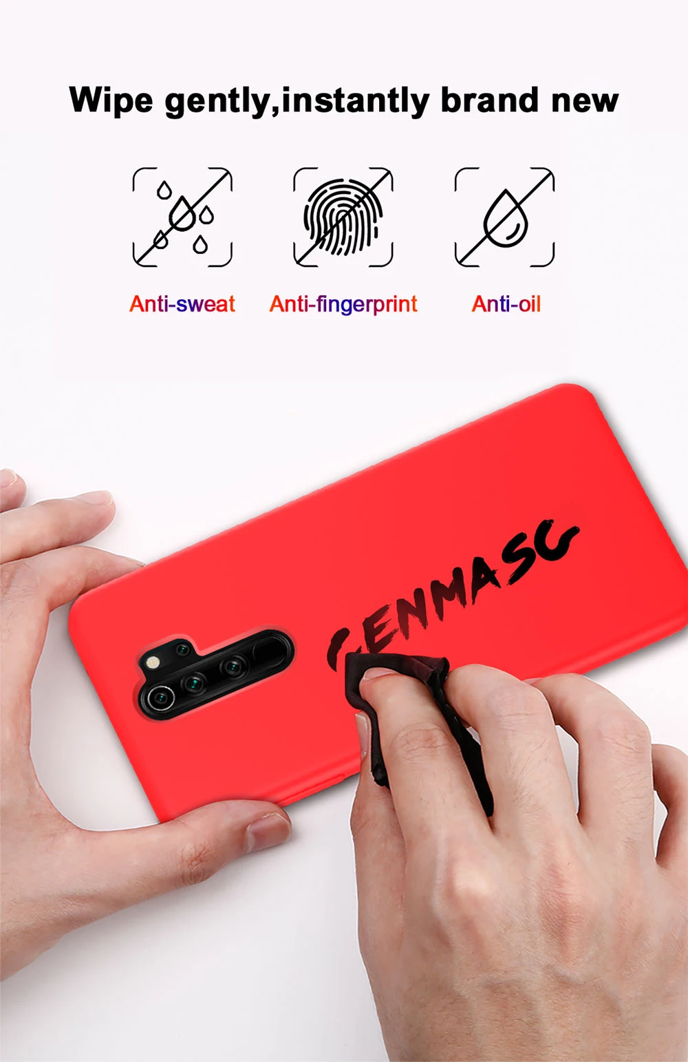 Для Redmi Note 8 Pro Чехол Мягкий Жидкий силиконовый чехол для XIAOMI Redmi 7A 6A Note 5 6 7 8 Pro глобальная версия Полный Чехол для задней панели