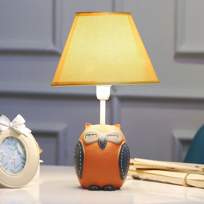 Современная красивая настольная лампа в виде совы креативное украшение