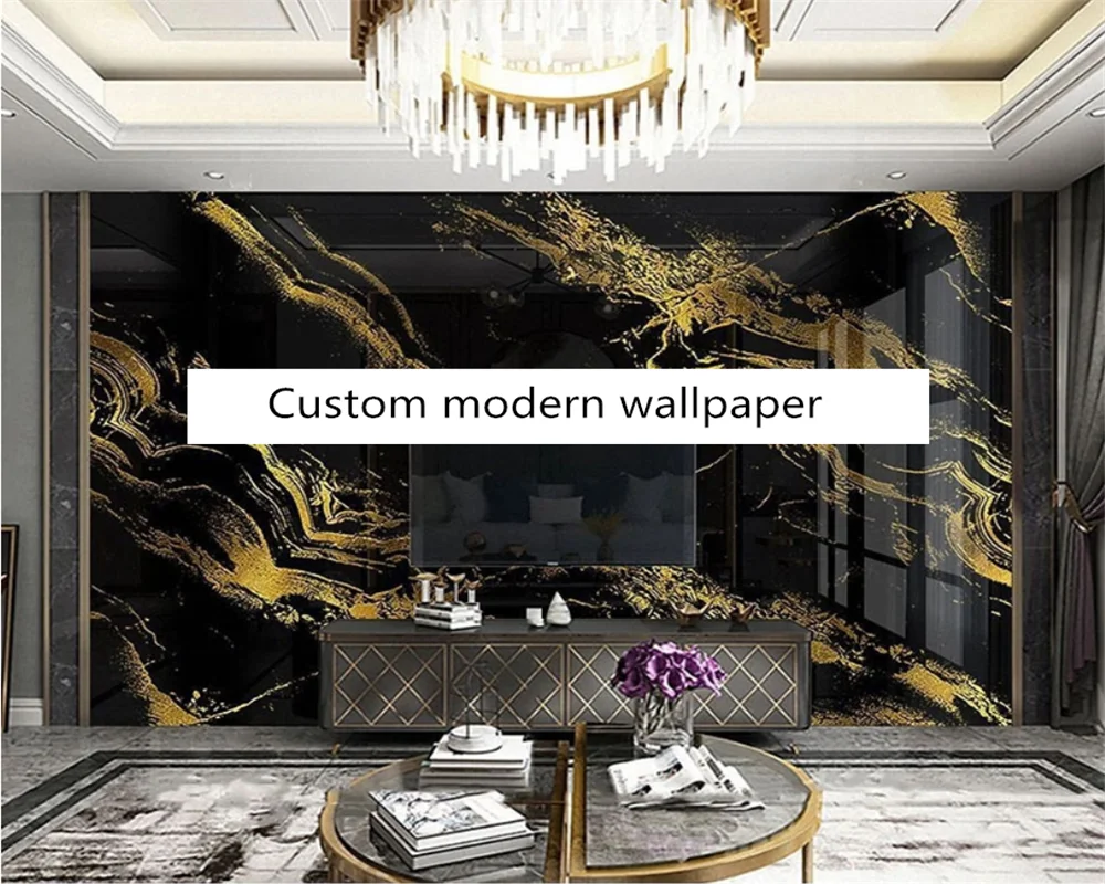 

beibehang Customize new modern abstract marble living room TV sofa bedroom wallpaper wall papers home decor papier peint