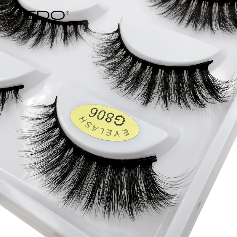 YSDO 5 пар норковые ресницы драматические ручной работы 3d макияж мягкие Объемные