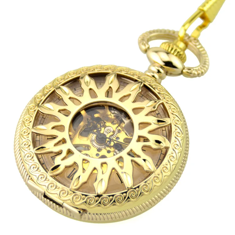 5 шт./лот винтажные бронзовые карманные часы в стиле стимпанк кварцевые