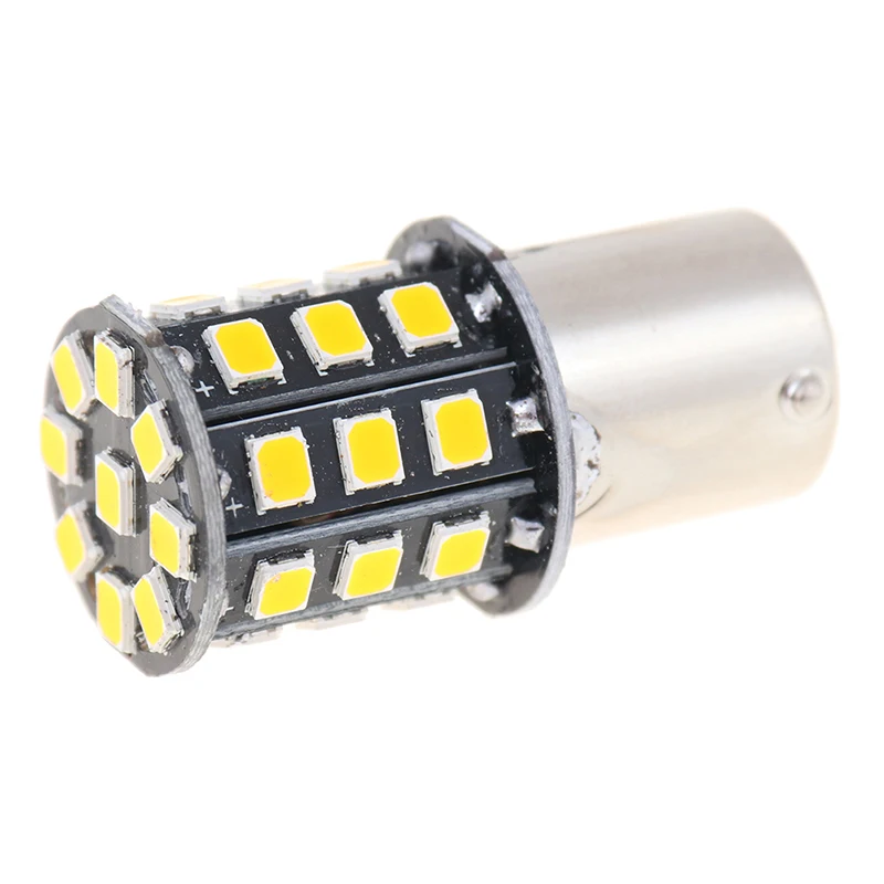 2 шт. 1156 BA15S 2835 33-SMD желтые 12 в светодиодный лампы Автомобильные указатели поворота стоп-сигналы