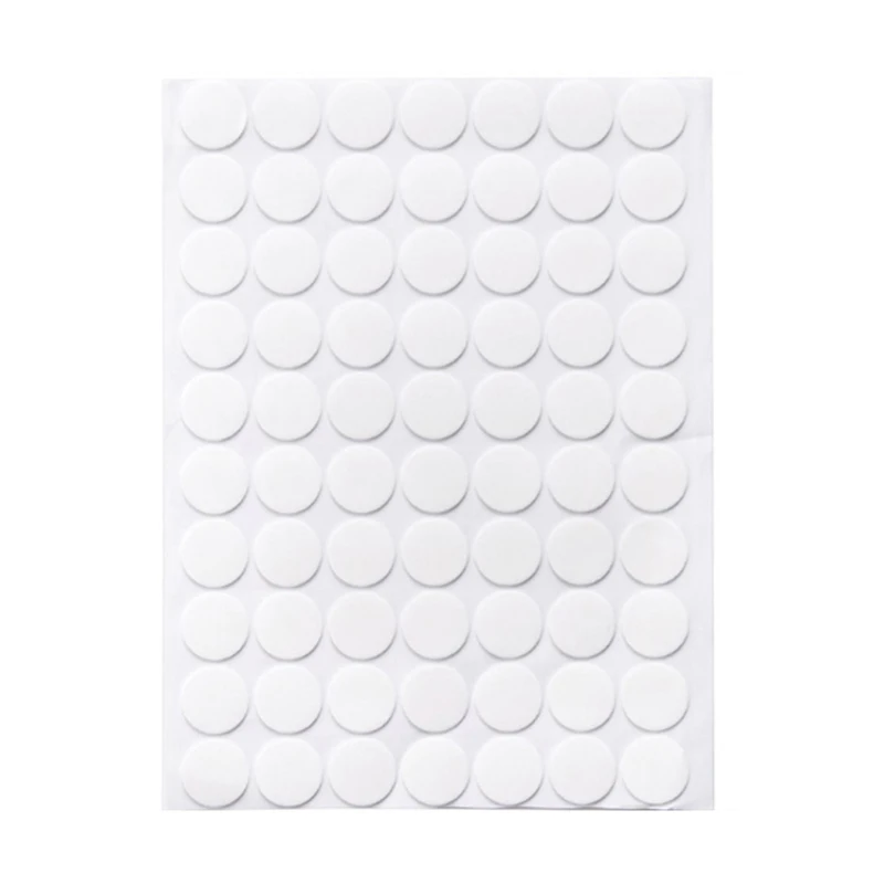 

70PC Self Adhesive Ceiling Hooks Transparent Traceless Round Small Disc Hook Double-sided Tape For Household Storage Accessories