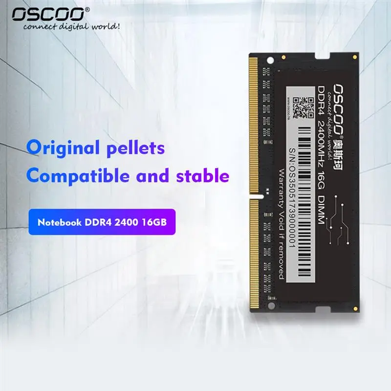 

Карта памяти OSCOO DDR4 4 ГБ/8 ГБ/16 ГБ 2400 МГц, для настольного ноутбука, DDR4, материнская плата 260Pin 1,2 в SO DIMM, память для настольного ПК