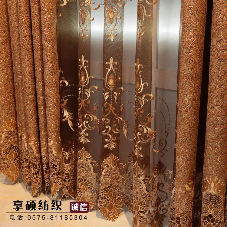 2018 новые европейские роскошные шторы для гостиной столовой спальни плотные из