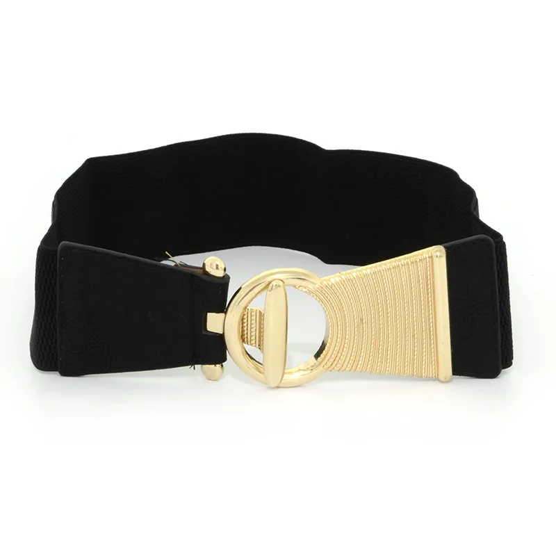 2020 Модный женский универсальный эластичный пояс с металлическим украшением |