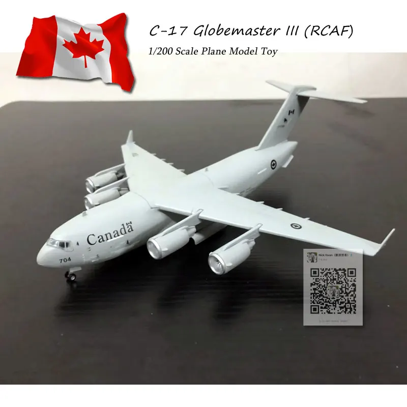 AMER 1/200 военная модель игрушки Canda RCAF C17 C-17 Globemaster III транспортер литой металлический самолет модель игрушки для сбора/подарка