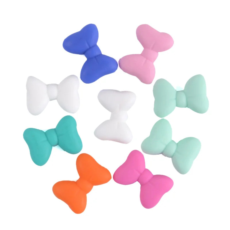 5 шт. силиконовые бусины в виде бабочек|Детские прорезыватели| |