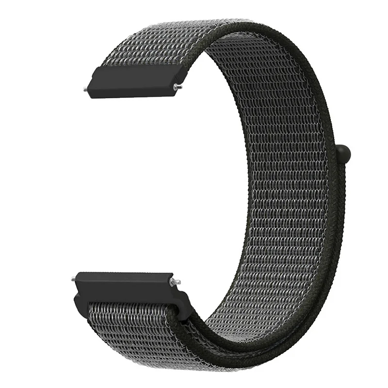 Deep Oliver 20 мм 22 мм часы нейлоновый ремешок для Huami Amazfit BipSport петля ремешок для Huami Amazfit GtR 47 мм 42 мм ремешок/Stratos/Pace - Цвет ремешка: Deep Oliver