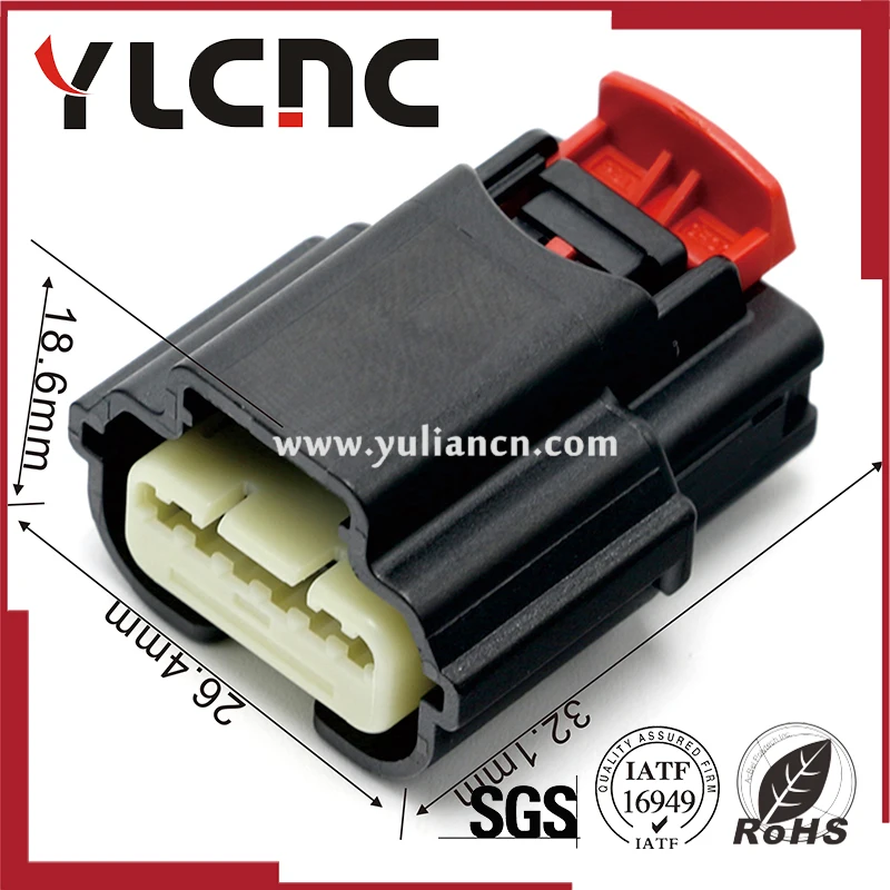 

HIGH QUALITY 6 Pin auto electric housing plug waterproof wiring harness female connector 31403-6110