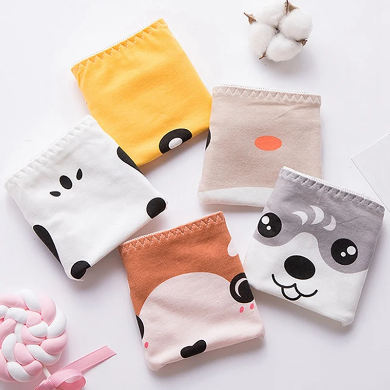 Милые Мультяшные трусы для девочек с принтом kawaii, женские трусики, нижнее белье, дышащее, комфортное, свежее, с низкой талией, хлопковое нижнее белье для девушек