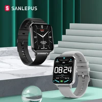 sanlepus 2021 new smart watch sport heart rate monitor waterproof fitness bracelet men women smartwatch for android apple xiaomi