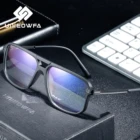 Очки мужские прозрачные с защитой от сисветильник, аксессуар для работы за компьютером, брендовые очки TR90 с защитой от излучения