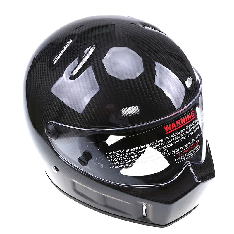 Мотоциклетный шлем POSSBAY из углеродного волокна