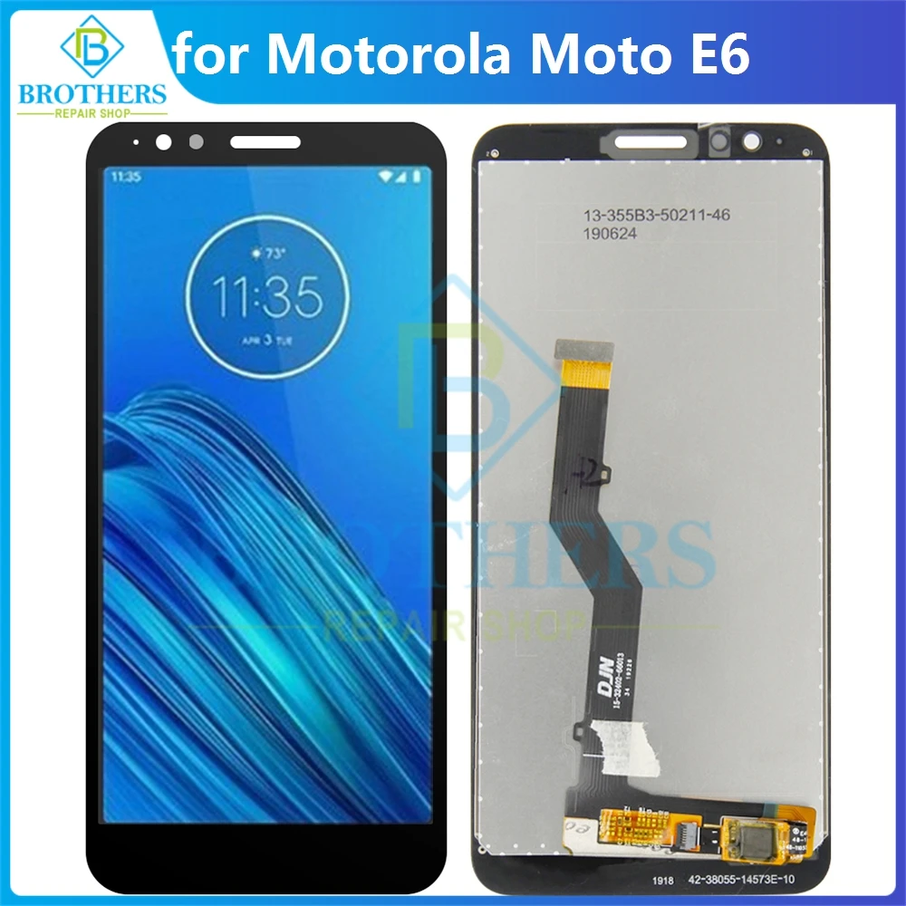 ЖК-экран для Motorola Moto E6 E 6-го поколения, XT2005-3 ЖК-дисплей, сенсорный экран, дигитайзер, ЖК-экран в сборе, запчасти для телефона