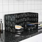 Скандинавская газовая плита из алюминиевой фольги, масляная перегородка, простая теплоизоляция, складная кухонная масляная перегородка