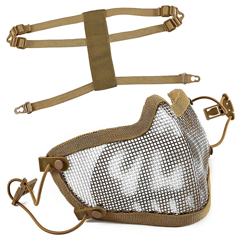 AIRSOFTA страйкбольная маска из стальной проволочной сетки Защитная для шлема