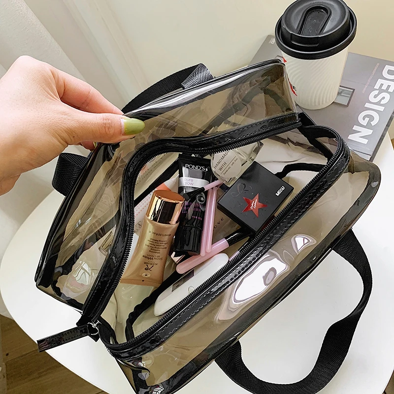 

Cosmetic Bags & Cases for Women PVC Make Up Bags Girl Floral Cosmetic Travel Bag Daisy Makeup Organizer Bag Female Makeup Pouch