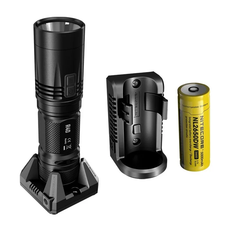 値段 Nitecore R40 V2 Led懐中電灯1200Lms Cree XP-L2 V6ワイヤレスで充電ハイパワー懐中電灯21700バッテリー屋外検索