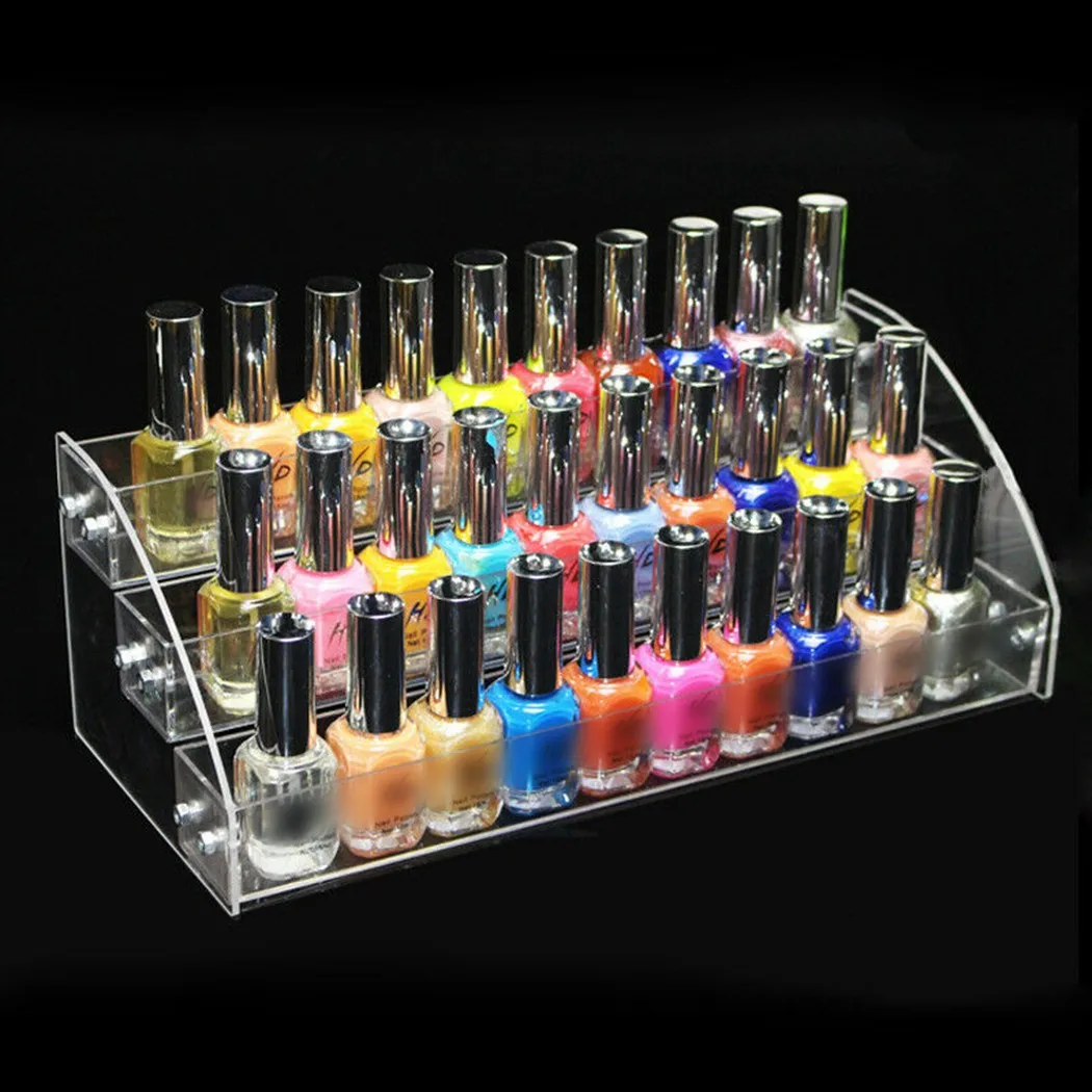 

3/4/6 Tiers Display Stand Rack Acrylic Clear Holder Non-toxic Organizer